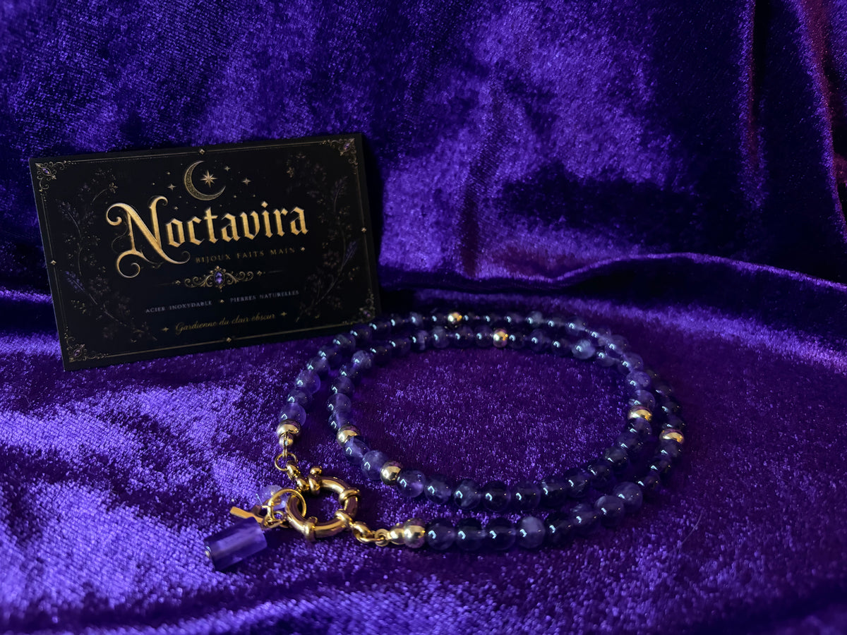 Collier Lune Pourpre