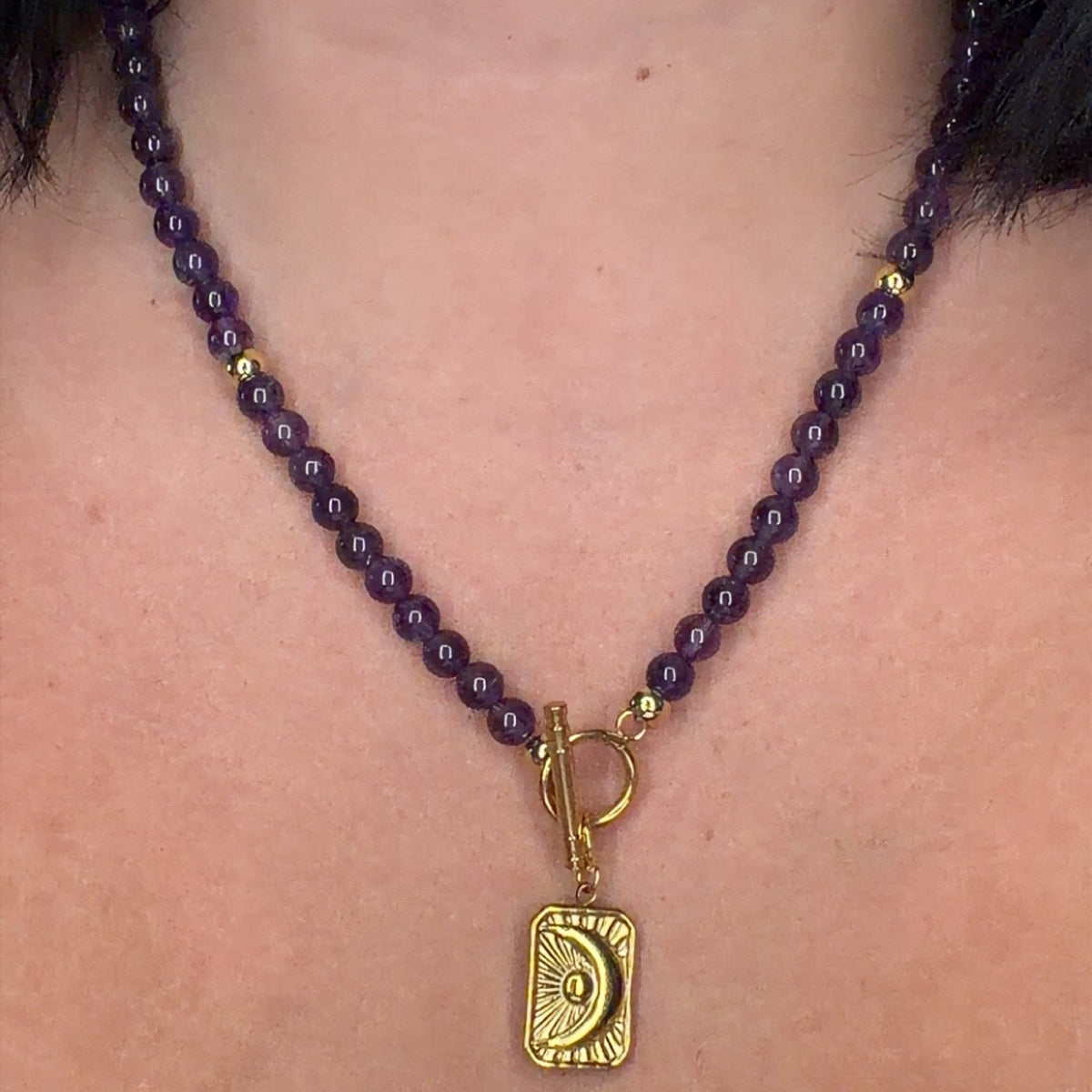 Collier Minuit Pourpre