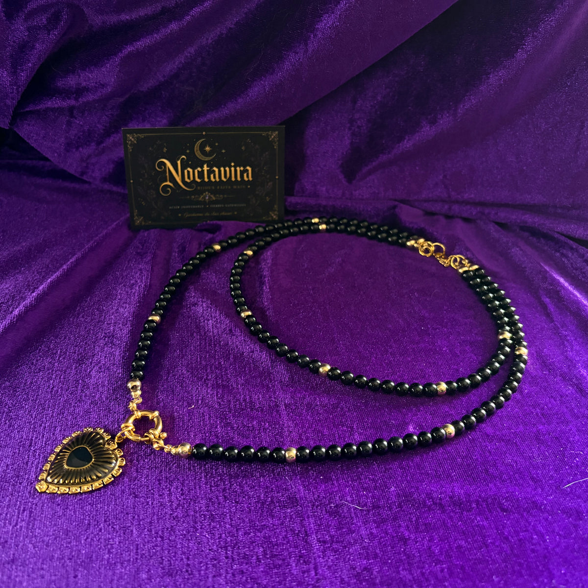 Collier Cœur d’Ombre